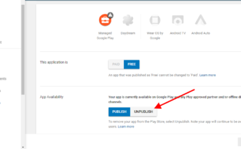 How to unpublish the android app from google play store