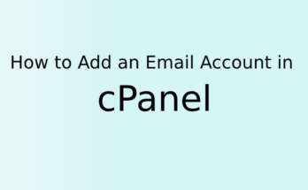 How to Add an Email Account in cPanel