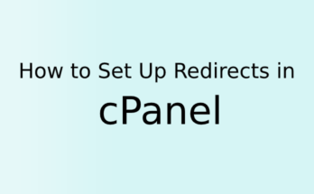 How to Set Up Redirects in cPanel