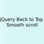 jQuery bottom to Top Smooth scroll