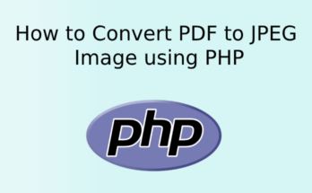 How to Convert PDF to JPEG Image using PHP