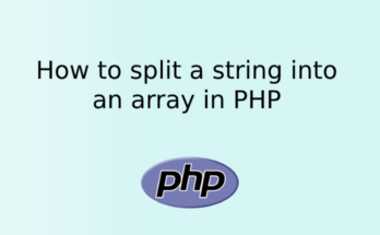 How to split a string into an array in PHP