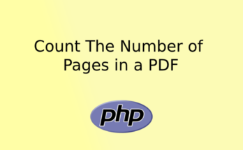 Count The Number of Pages in a PDF