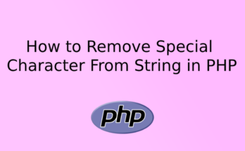 How to Remove Special Character From String in PHP